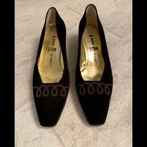 Rene Mancini Velvet Shoes. Made in Italy.